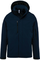 Softshell Parka Lined with Removable Hood