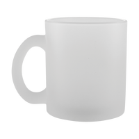 Tasse en verre satinée